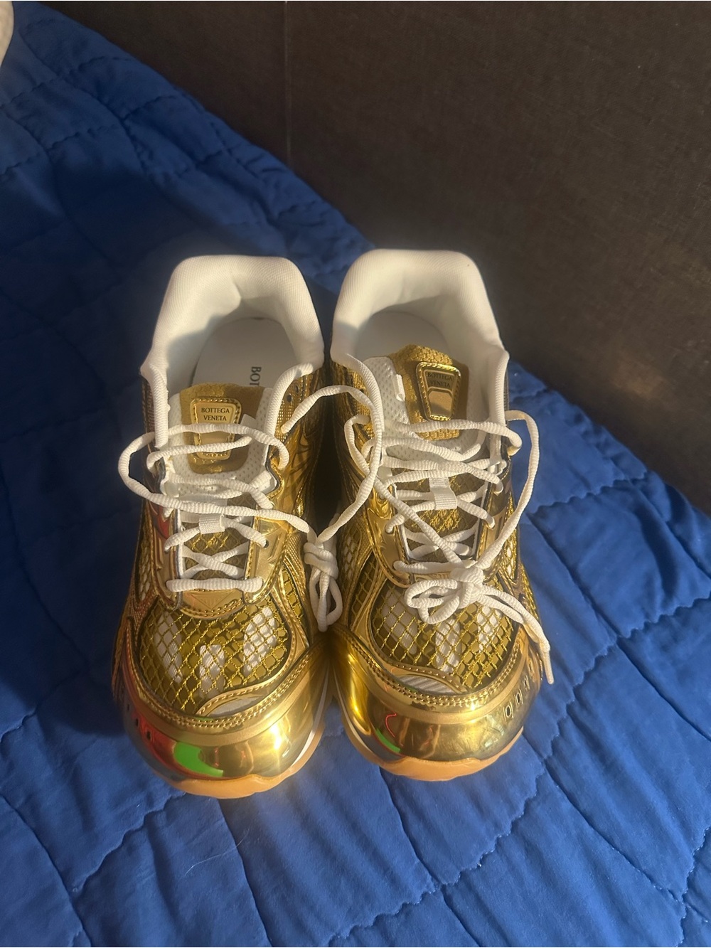 Bottega Veneta Gold Size 44 ( Size 10)